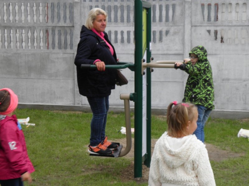 Otwarcie siłowni zewnętrznej w Pilczynie 